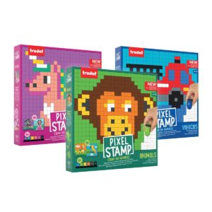 Trodat Pixel Stamp - Kit de Sellos Creativo para Niños